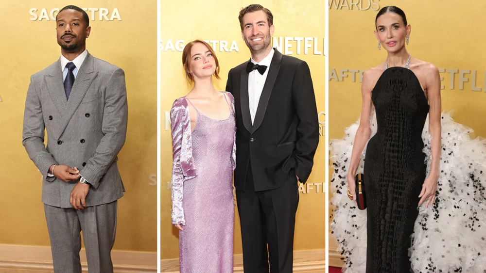 32nd Actors Awards: New Name, Same Old Stunning Fashion … Emma Stone, Michael B. Jordan Stun at SAG Event