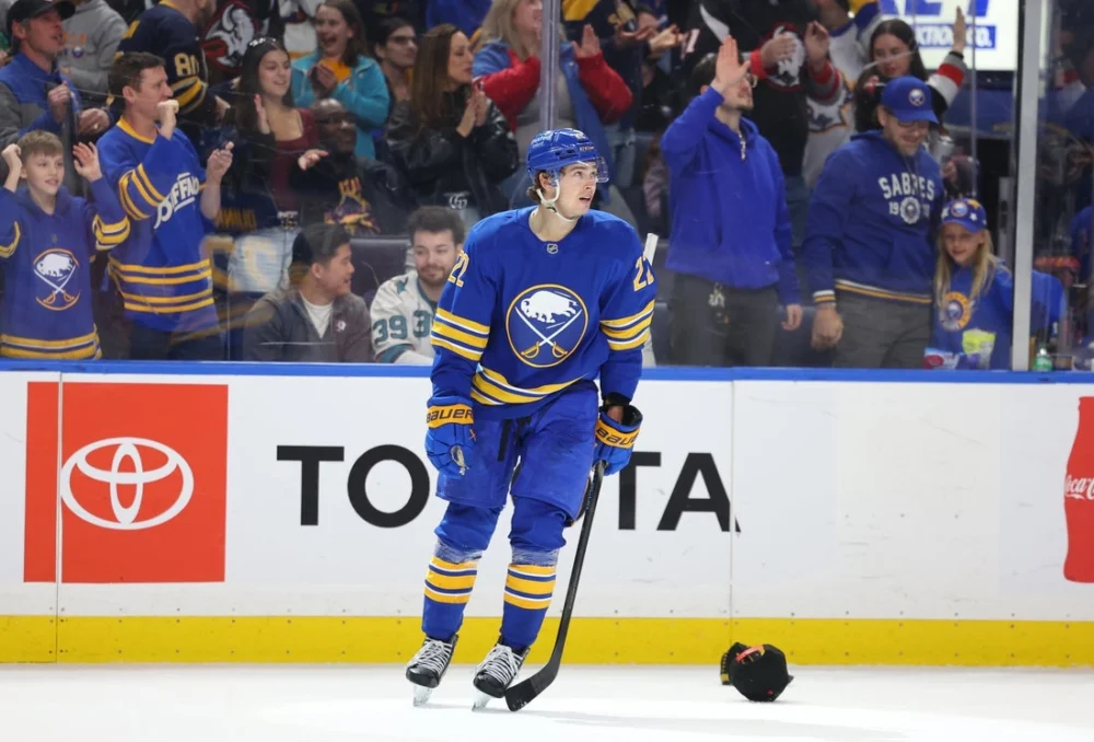 Buffalo Sabres Extend NHL-Best Win Streak to Eight Games with Dominant Victory Over San Jose Sharks