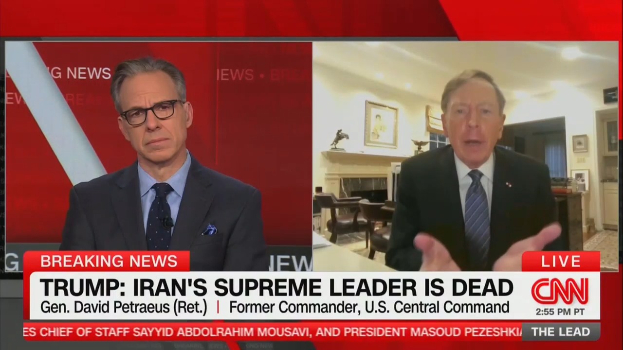 David Petraeus Praises Joint US-Israeli Strike That Killed Iranian Supreme Leader Ali Khamenei as a Stunning Achievement