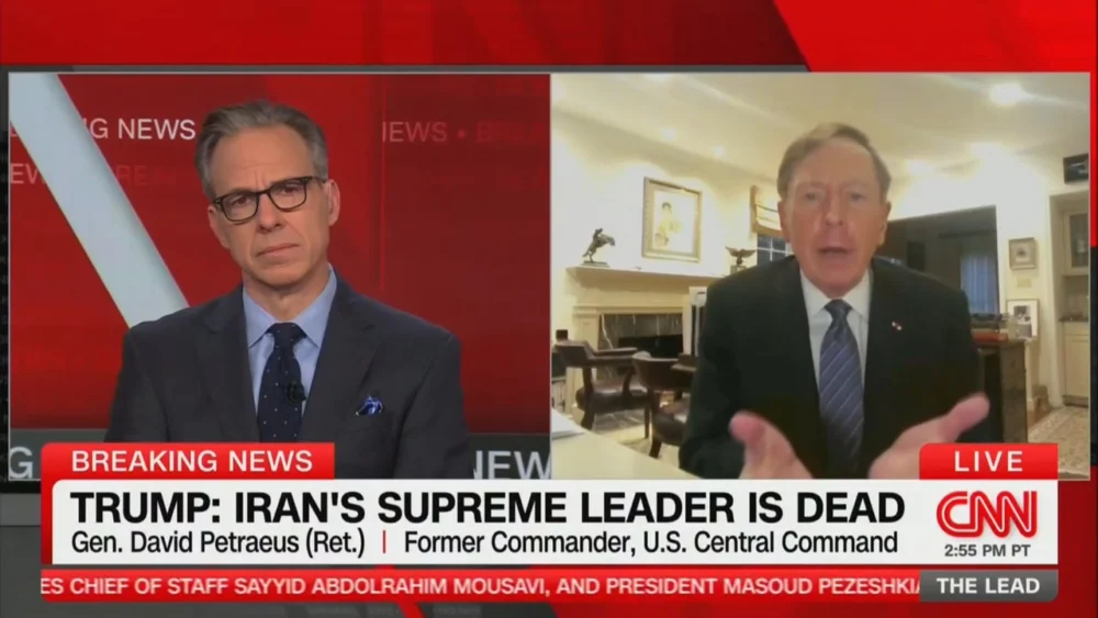 David Petraeus Praises Joint US-Israeli Strike That Killed Iranian Supreme Leader Ali Khamenei as a Stunning Achievement