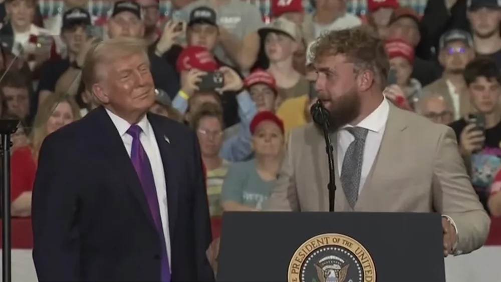 Donald Trump Endorses Jake Paul for Future Political Office During Kentucky Logistics Facility Visit