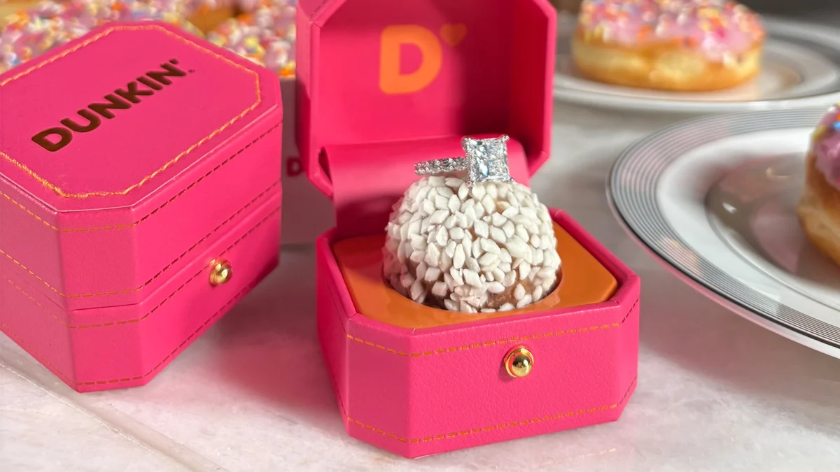 Dunkin’ Donuts Launches National Proposal Day Campaign Featuring Vera Wang Partnership and Exclusive Wedding Merchandise