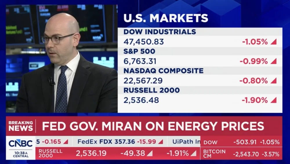 Federal Reserve Governor Stephen Miran Addresses Dismal February Jobs Report and Dismisses Concerns Over AI-Driven Mass Unemployment