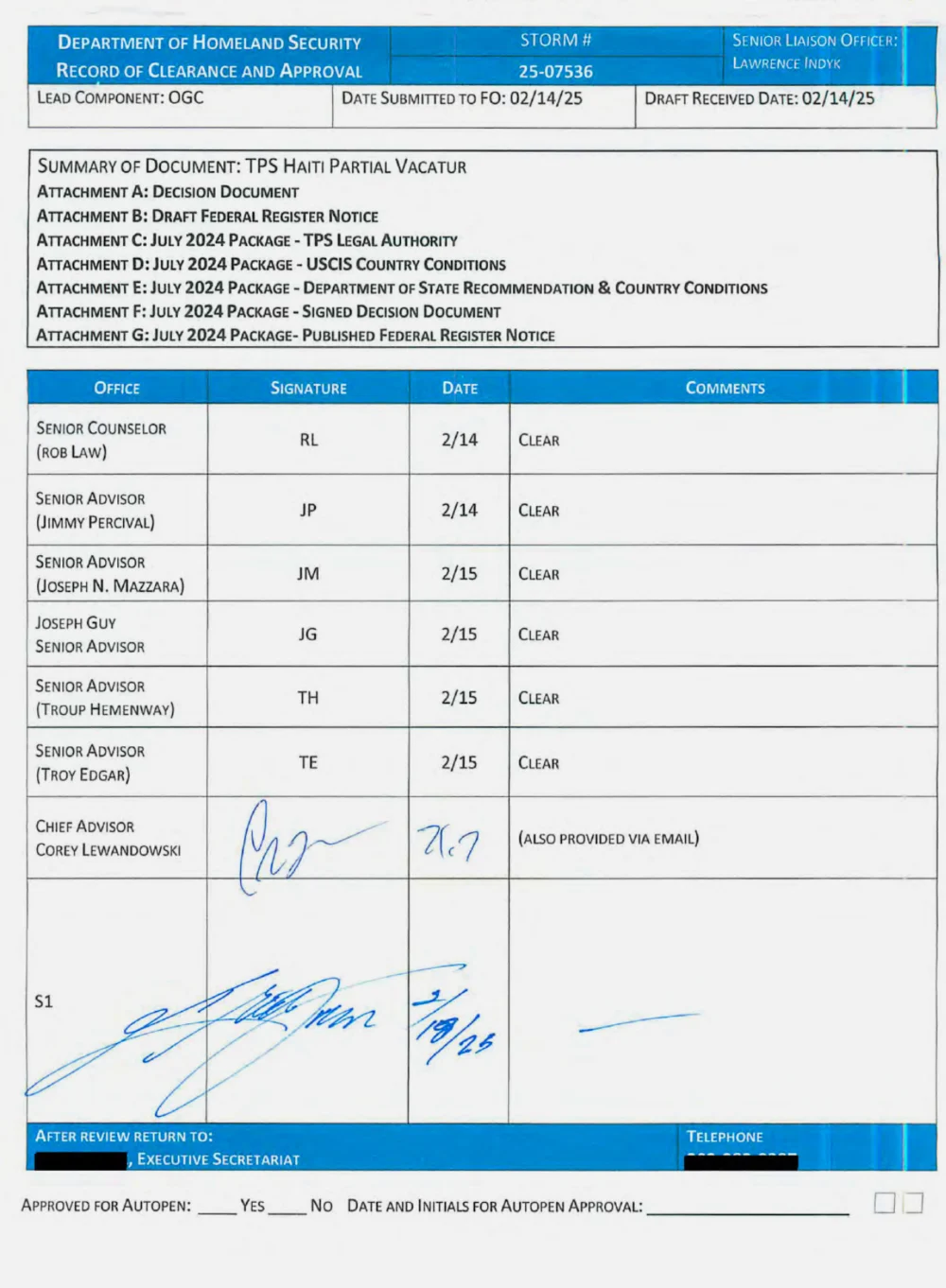 Homeland Security Secretary Kristi Noem Accused of Misleading Congress on Top Aide Corey Lewandowski’s Contract Authority