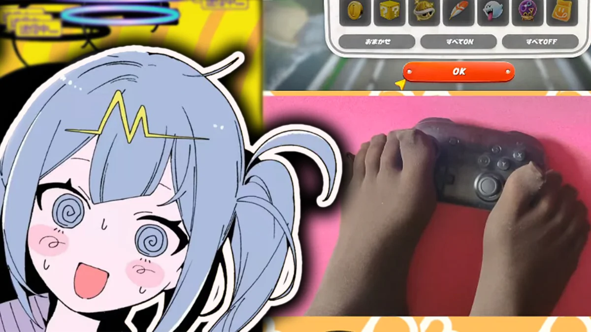 Japanese VTuber Amakusa Miro Develops Specialized Foot Muscle After Five Years of Competitive Gaming Using Lower Extremities