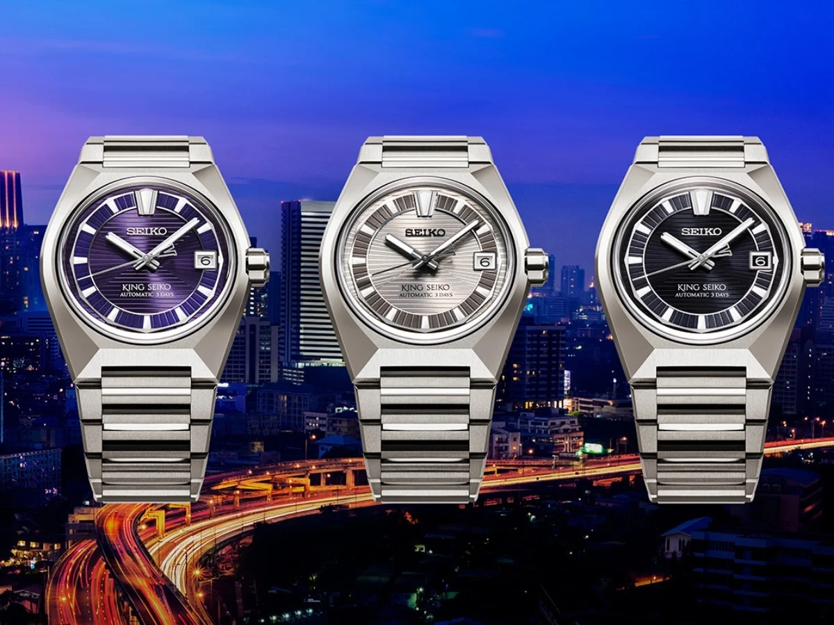 King Seiko Expands Heritage VANAC Collection with High-Performance Titanium Trio Inspired by Tokyo’s Urban Landscape