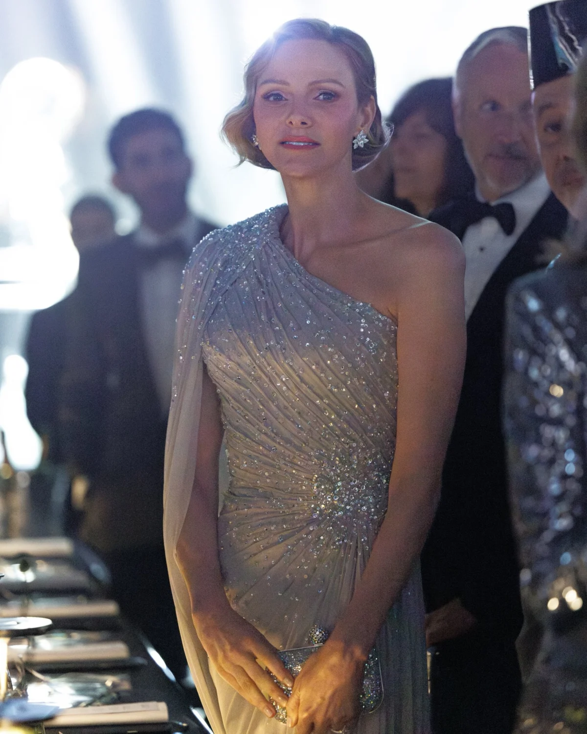 Monaco’s Royals Dazzle at the 70th Galaxy Rose Ball, Celebrating Science and Spectacle