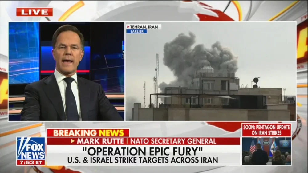 NATO Boss Declares Trump Has ‘Widespread Support’ For Iran Strikes From European Leaders