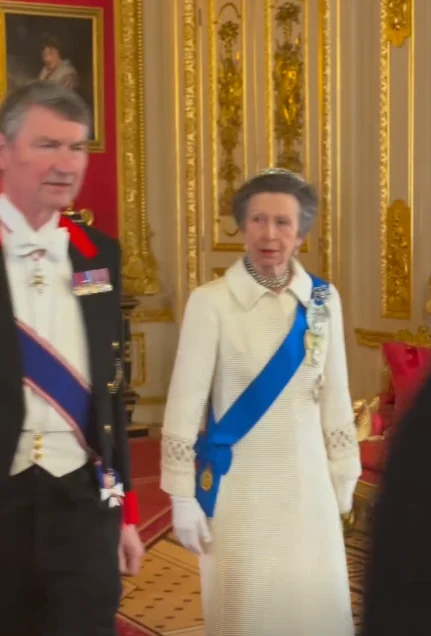 Princess Anne Rewears a Near 60-Year-Old Gown to State Banquet