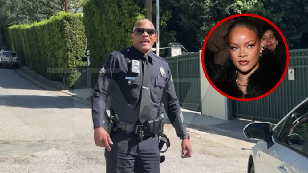 Rihanna Cops Surround Home As Shooting Investigation Intensifies