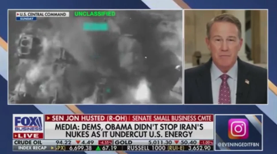 Senator Jon Husted Attributes Iran Strait of Hormuz Closure to Biden Administration Policy Failures Amid Rising Regional Conflict