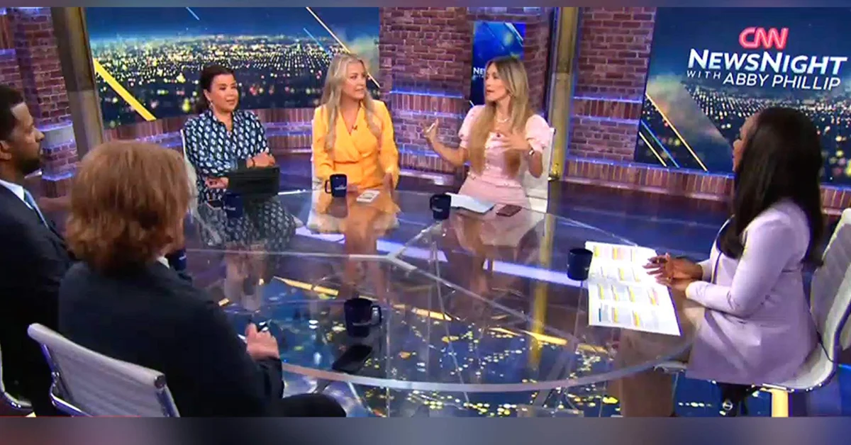 CNN Newsnight Panel Clashes Over Emily Austin Defense of Donald Trump Jesus Imagery and Red Cross Explanation