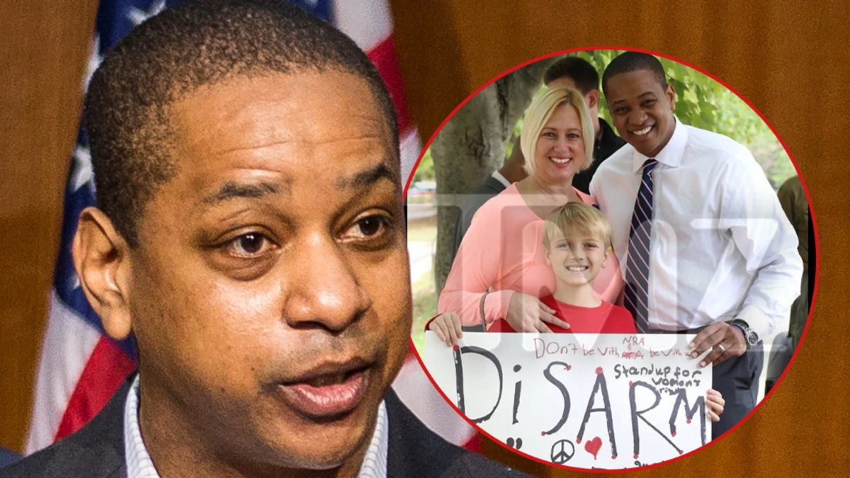 Former Virginia Lt. Gov. Justin Fairfax Posed With ‘Disarm Abusers’ Poster Years Before Apparent Murder-Suicide