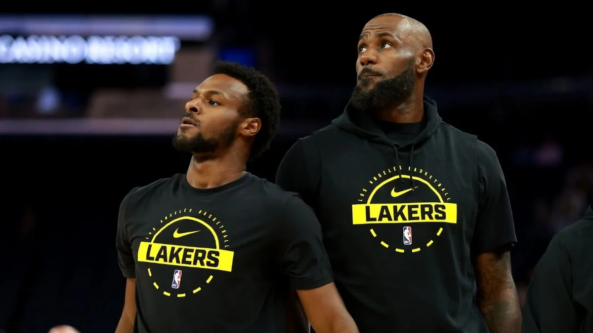 LeBron James and His Son Bronny James Embark on Unprecedented NBA Playoff Journey Together with the Los Angeles Lakers