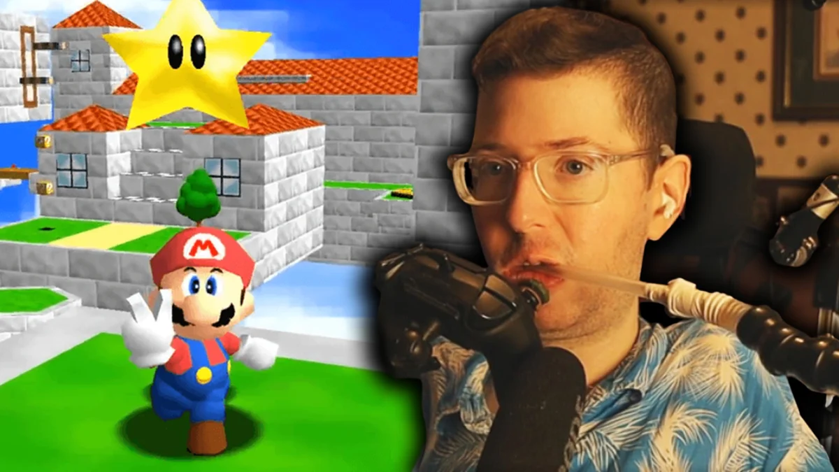Twitch Streamer HandicapableSean Overcomes Progressive Disability to Play Super Mario 64 Using Advanced Eye-Tracking Technology
