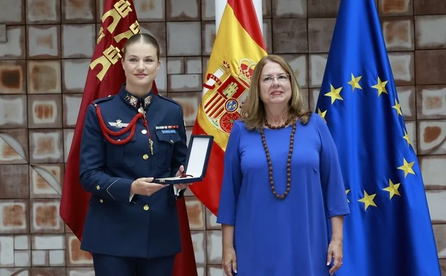 Princess Leonor Honored with Top Accolades in Murcia as Military Training Nears Completion