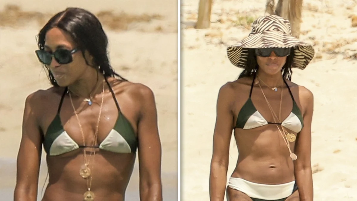 Naomi Campbell Continues to Define Ageless Glamour in Ibiza at 56, Showcasing Enduring Supermodel Physique.