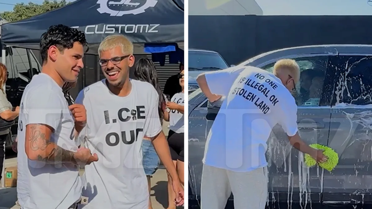 Ryan Garcia & N3on Taking ICE to the Cleaners at Charity Car Wash