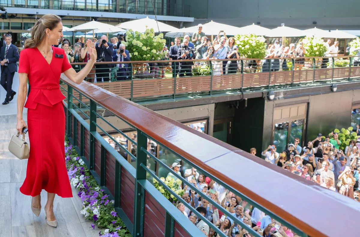 The Princess of Wales Presents the Venus Rosewater Dish at a Thrilling Wimbledon Ladies’ Singles Final