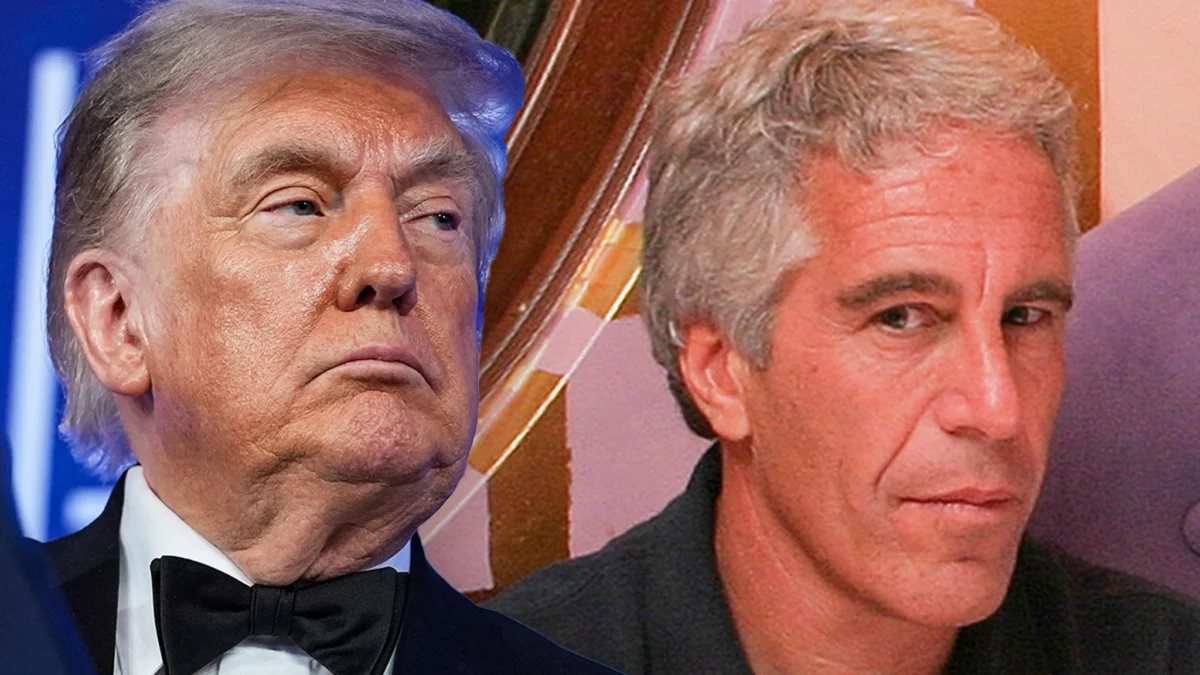 White House Correspondents’ Dinner Trump Smiles, Shrugs During Awkward Epstein Moment