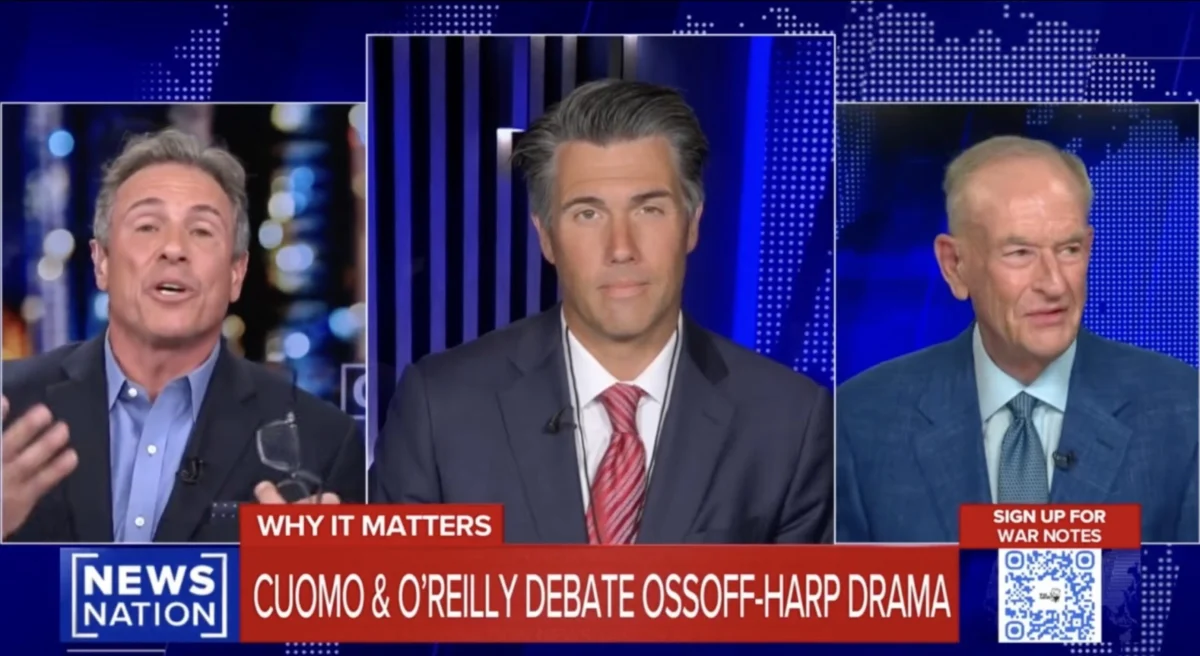 Chris Cuomo and Bill O’Reilly Engage in Heated 15-Minute Clash Over Journalistic Objectivity and Donald Trump’s Rhetoric on NewsNation