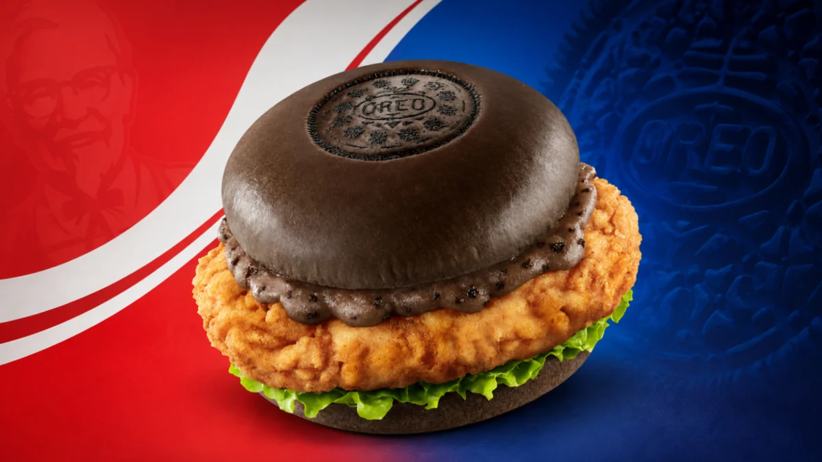 KFC and Oreo Expand Partnership with New Oreo-Themed Chicken Burger Launching in China