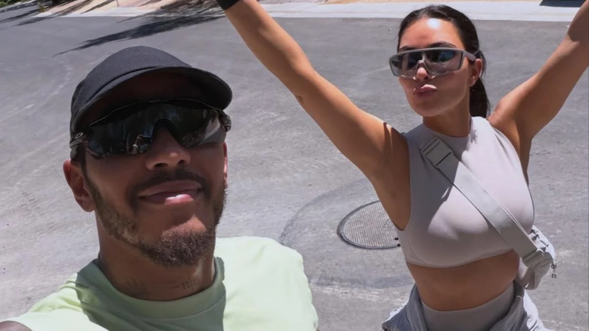 Kim Kardashian’s Curves Steal the Show in Tiny Body-Hugging Top for Lewis Hamilton Date