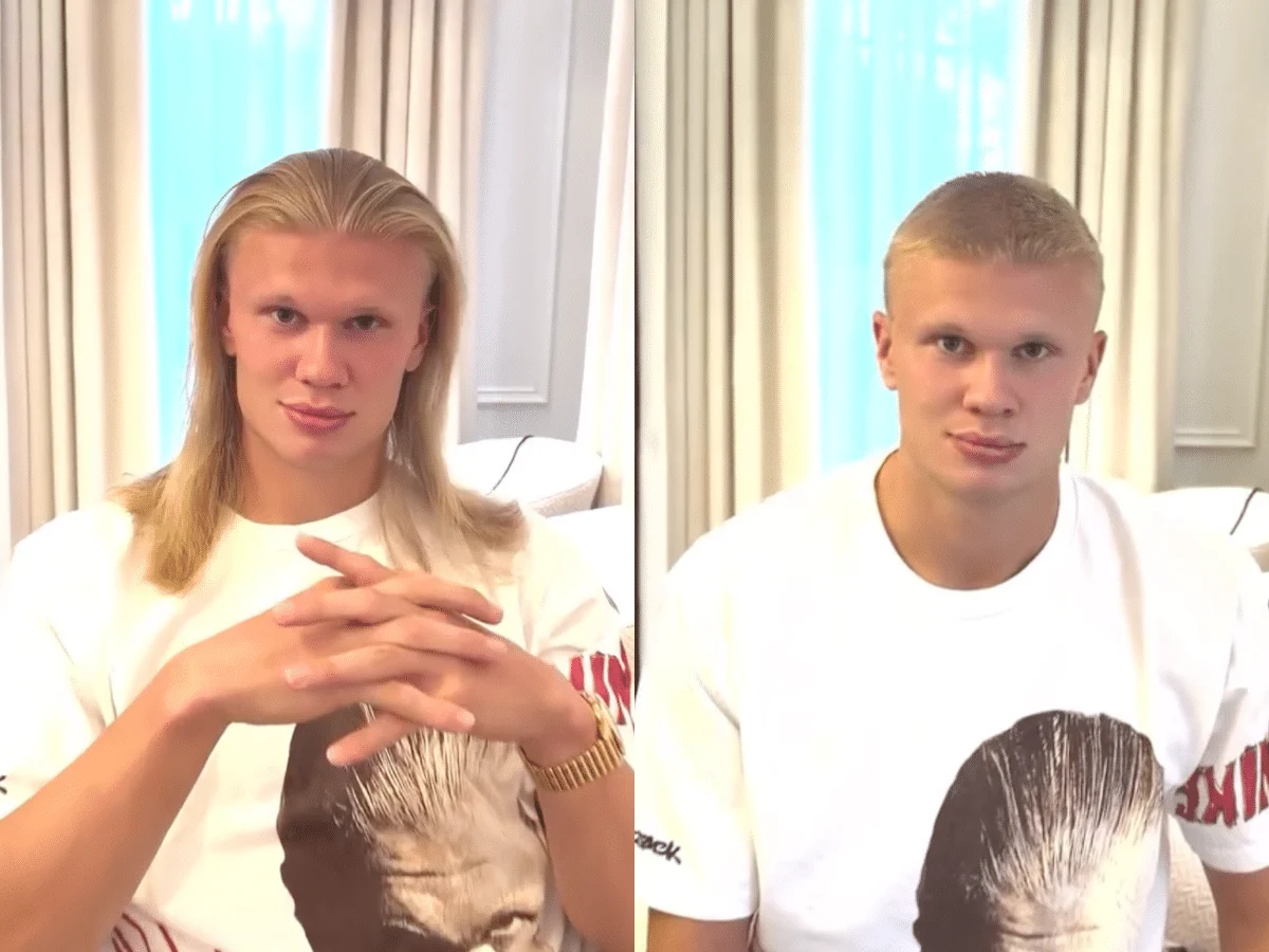 Manchester City Striker Erling Haaland Debuts Dramatic Buzzcut Transformation Ahead of New Premier League Season