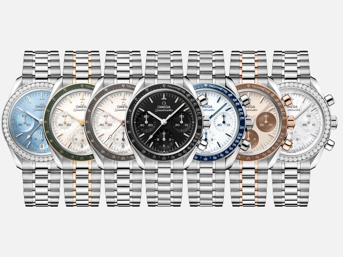 Omega Refreshes Speedmaster 38 Collection with Seven New Moonwatch-Inspired References