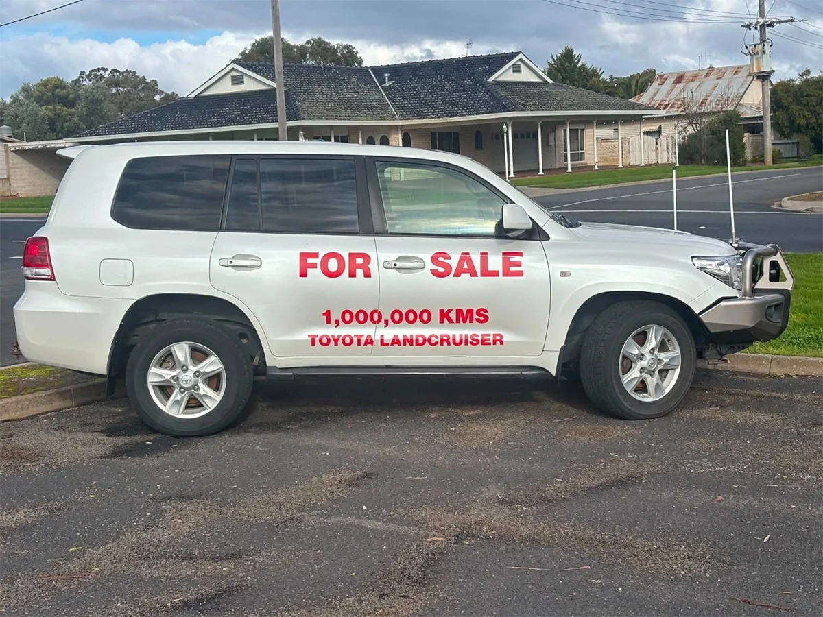 One Million Kilometre Milestone for 2009 Toyota LandCruiser Heading to Auction in Western Victoria