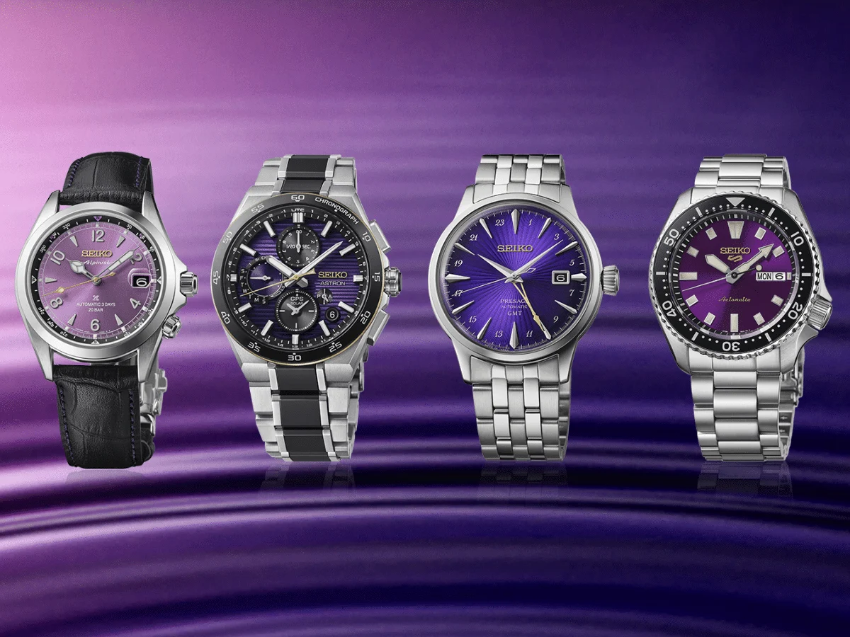Seiko Unveils Six Limited Edition Timepieces Celebrating 145 Years Through the Traditional Lens of Edo Purple