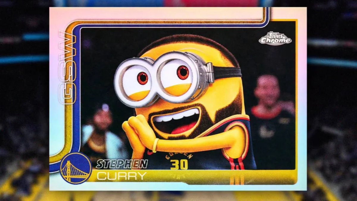 Stephen Curry Minionfractor Card Sells for $22,000 as High-Stakes Topps Crossover Ignites Modern Hobby Market