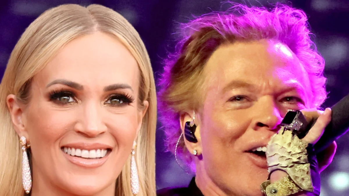 Carrie Underwood Working on Rock Music … Being Mentored By Axl Rose