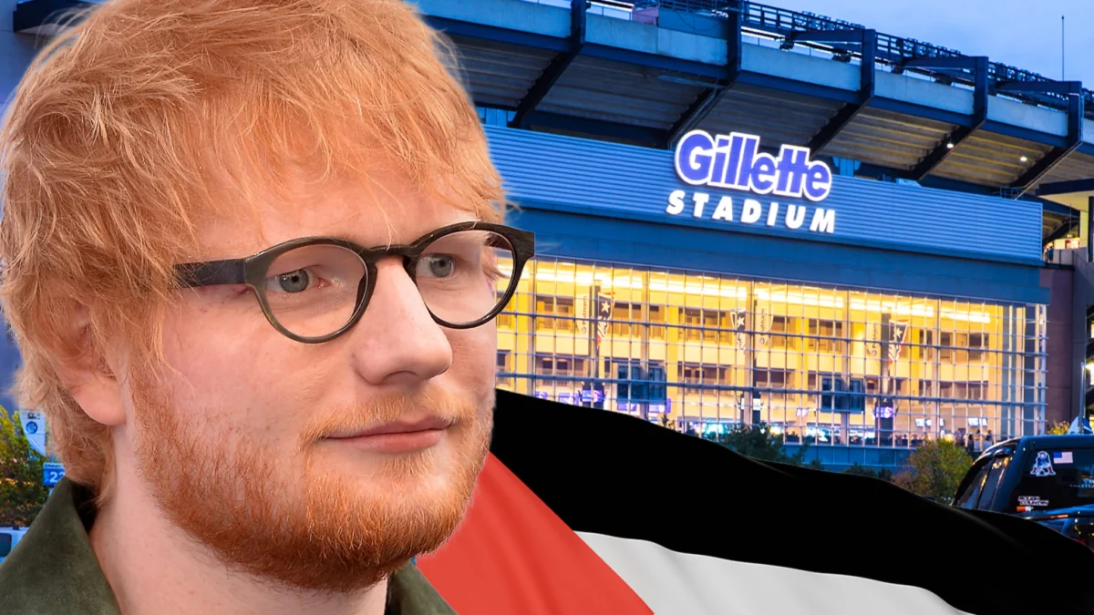 Ed Sheeran & Robert Kraft Pro-Palestine Group Protesting Foxborough Concert