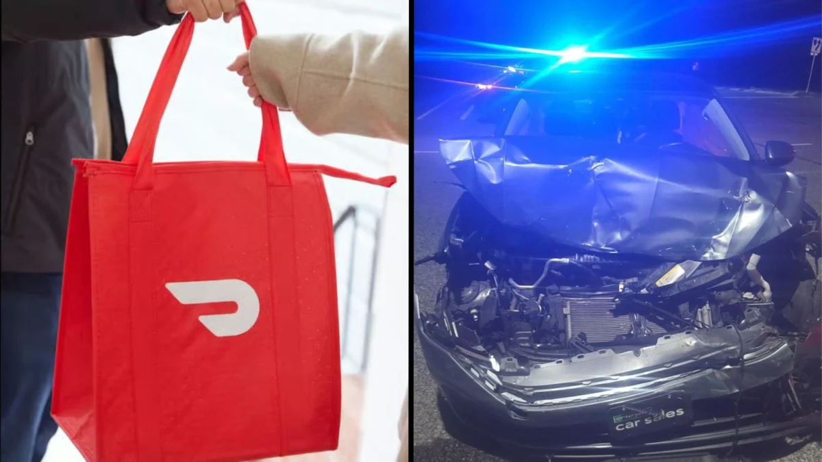 Internet Rallies to Support DoorDash Driver Following Viral Car Accident During Delivery