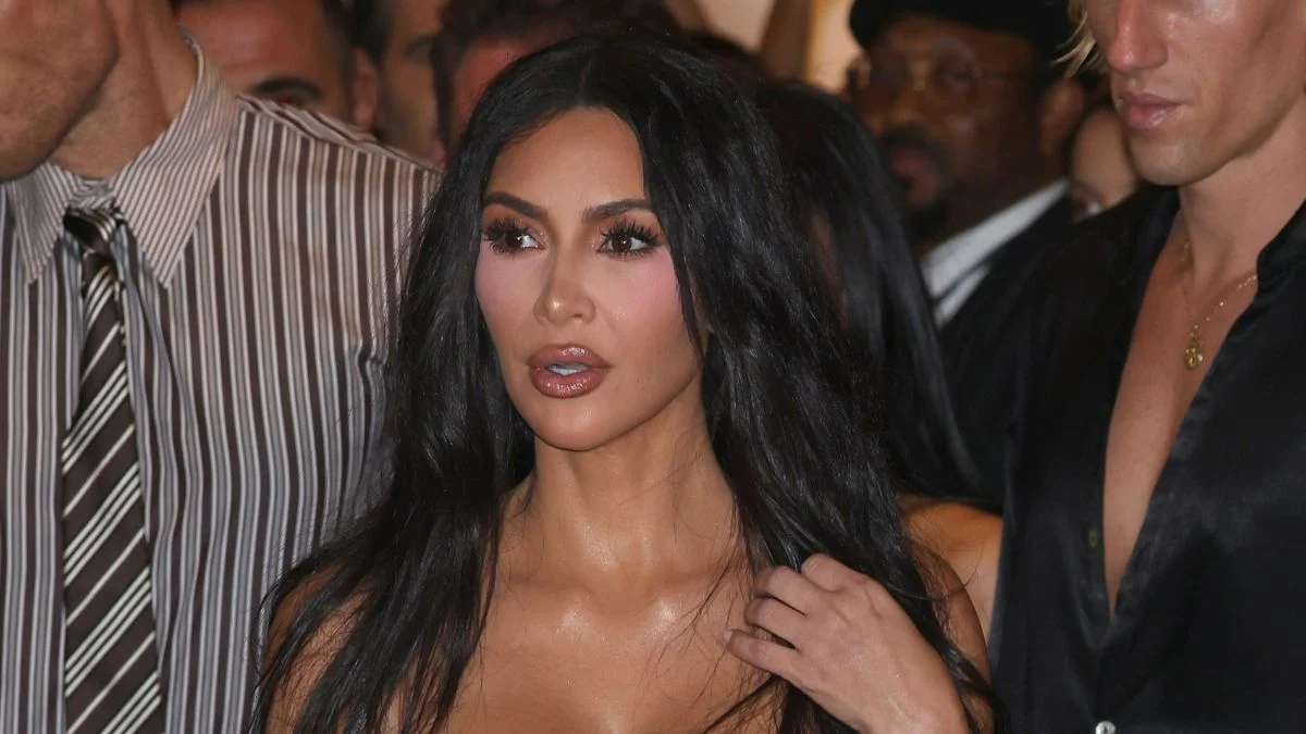Kim Kardashian Dazzles in Ludovic de Saint Sernin for SKIMS London Flagship Grand Opening