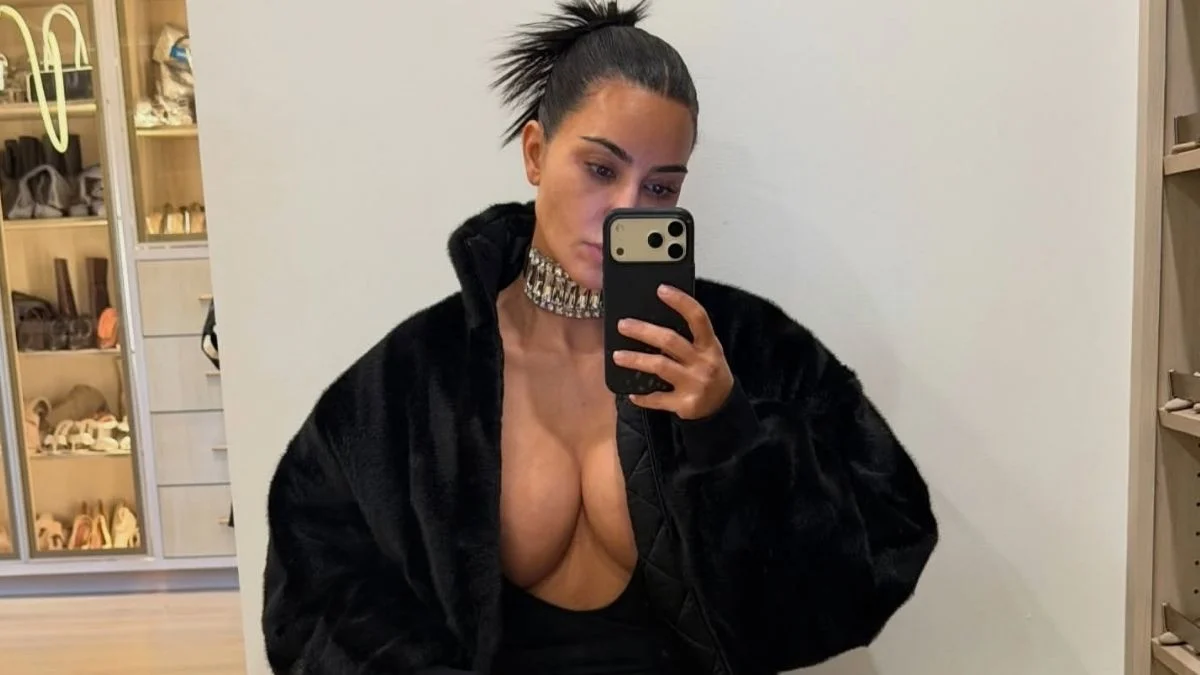 Kim Kardashian Elevates London Launch with Audacious Custom Ludovic de Saint Sernin Python Ensemble