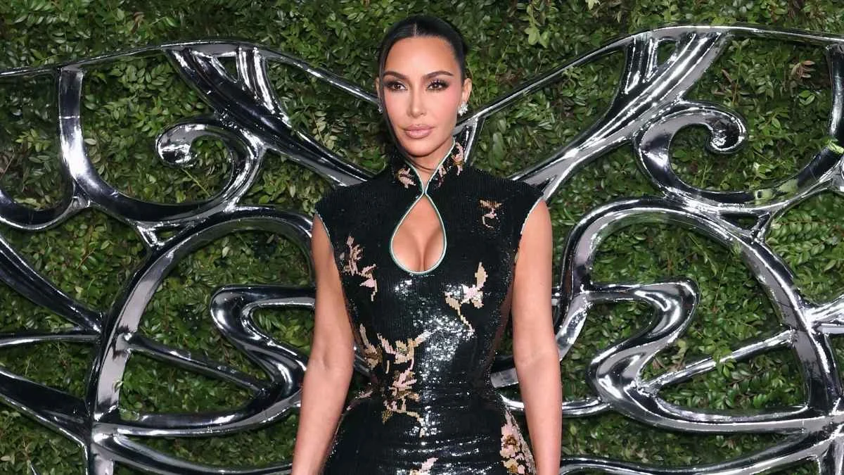 Kim Kardashian’s YSL by Tom Ford Gown Delivers a Plunging Ultra-Deep Cutout at the Lucas Museum Opening
