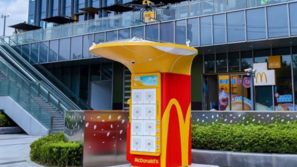McDonald’s and Meituan Launch China’s First Dedicated Restaurant Drone Delivery Route in Shanghai’s West Bund District