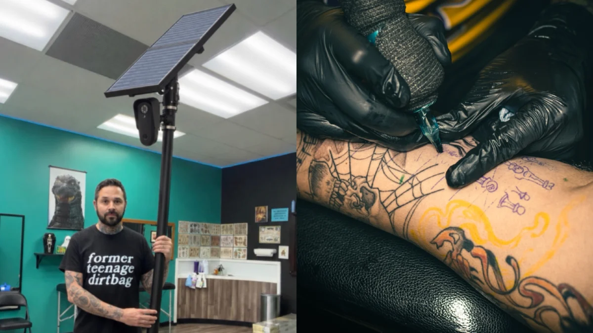 Michigan Tattoo Artists Satirical Offer of Free Tattoos for Flock Safety Cameras Ignites Viral Debate Over Surveillance