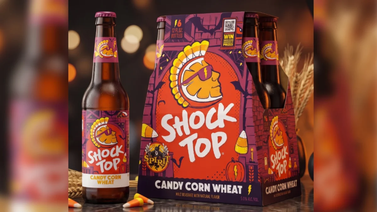 Shock Top and Spirit Halloween Unveil Limited Edition Candy Corn Wheat Ale and Exclusive Mascot Costume for the Halloween Season