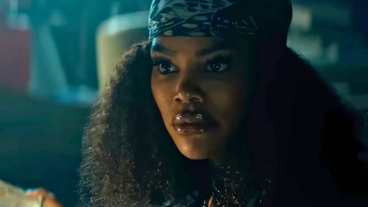 Teyana Taylor Stuns in a Bold Draped Dress for a New Photoshoot