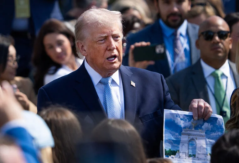 Trump Says His His Planned Arch Will Double as a ‘Top Grade Military Complex’: ‘No Facility Like This Anywhere in the World’