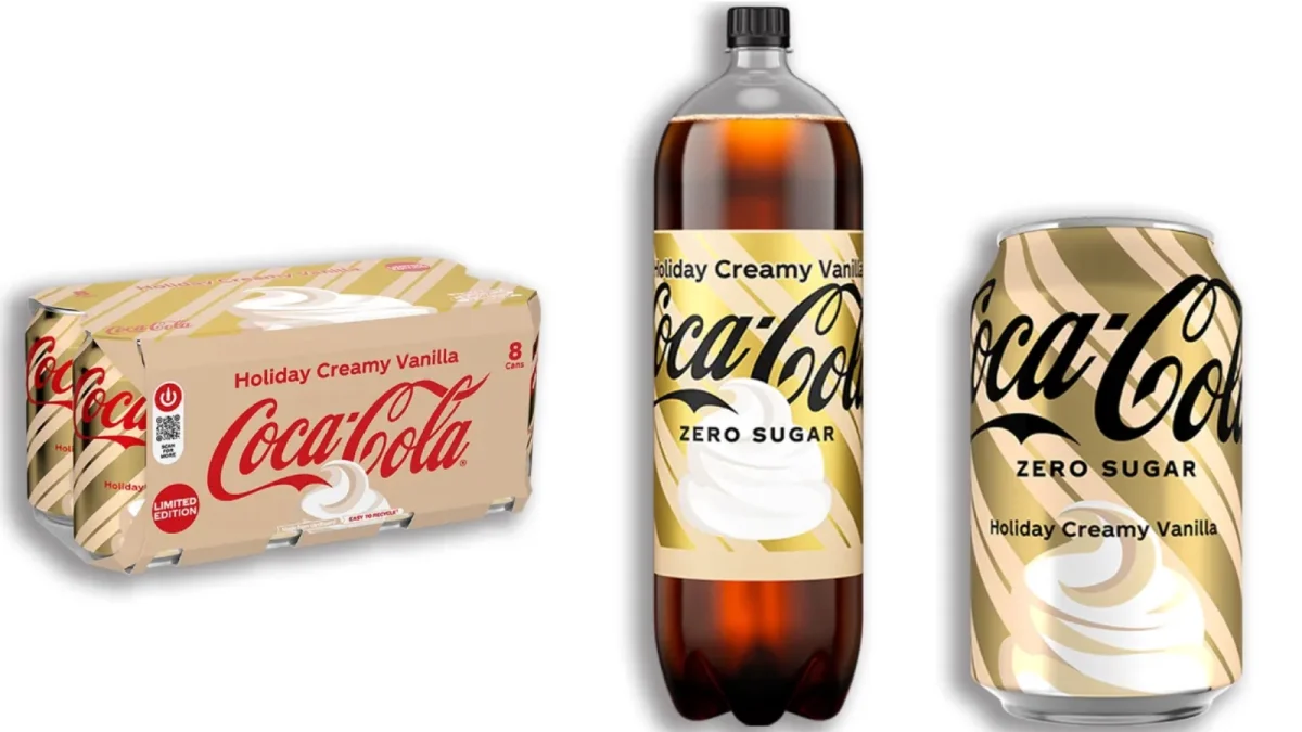Coca-Cola Expands Festive Portfolio with Limited-Edition Holiday Creamy Vanilla Launch in the United Kingdom