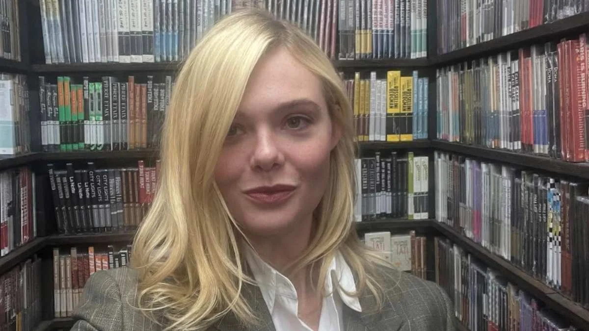 Elle Fanning’s See-Through Coach Dress Doubles as a Micro Minidress for The Hunger Games: Sunrise on the Reaping Press Event
