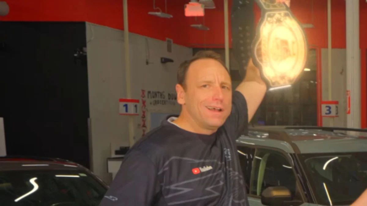Joey Chestnut Sets Unofficial Baked Bean World Record in Latest MrBeast Million Dollar Grocery Store Challenge
