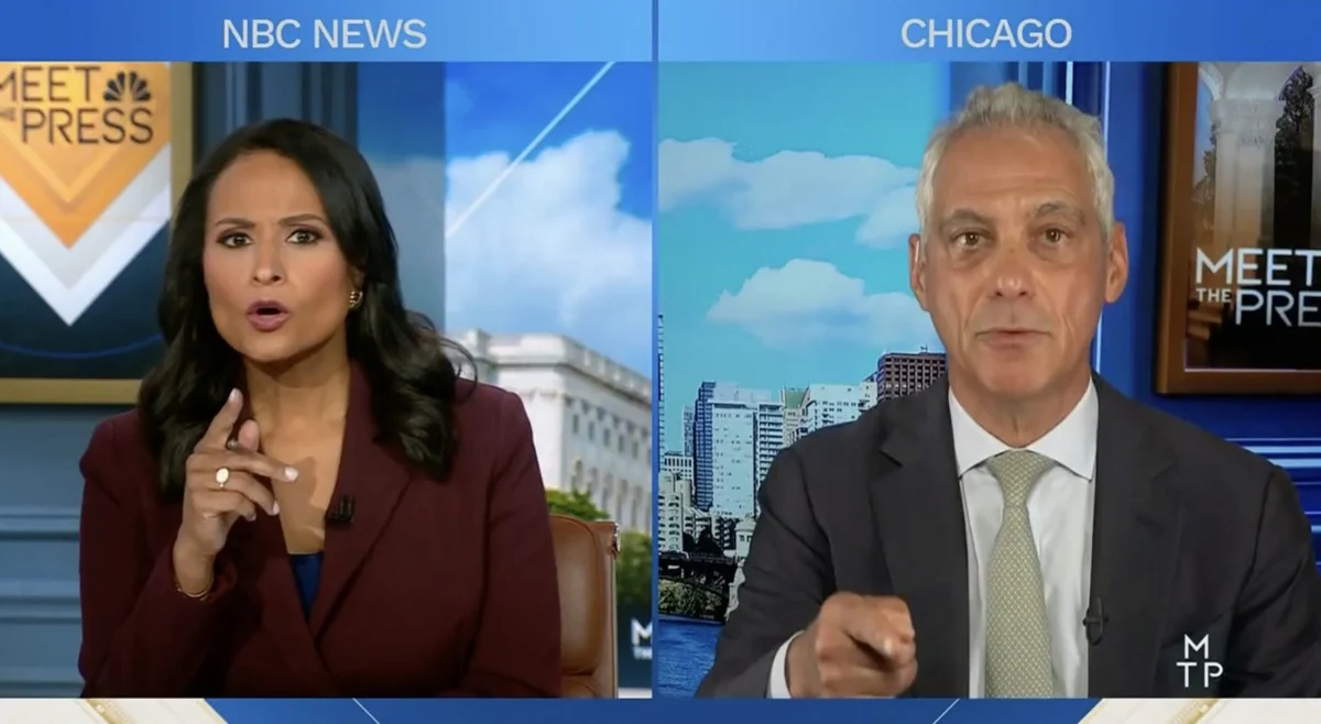 Kristen Welker Asks Rahm Emanuel Repeatedly About El-Sayed