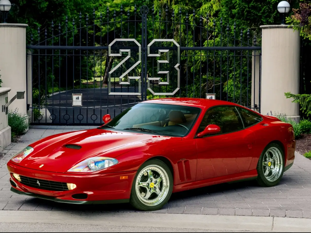 Michael Jordan’s 1997 Ferrari 550 Maranello Sets Auction Record with $2.7 Million Sale