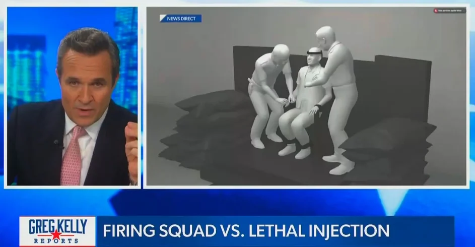 Newsmax Host Greg Kelly Advocates for Firing Squad Following Botched Lethal Injection of Tennessee Death Row Inmate Christa Pike