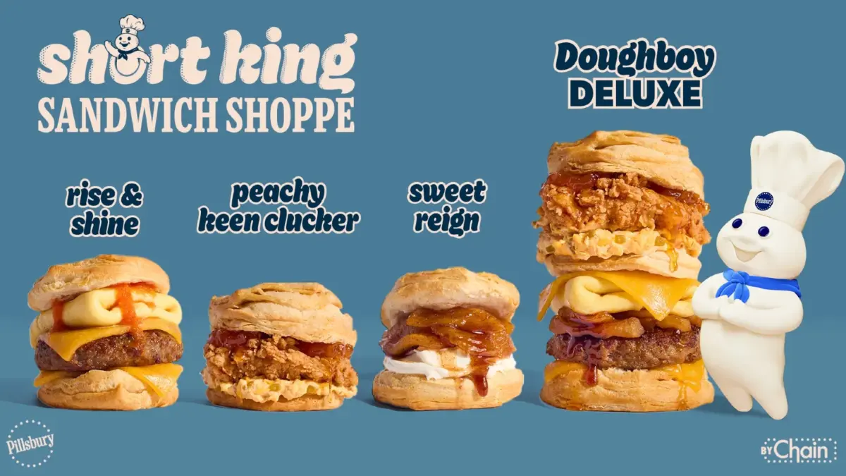 Pillsbury and Chain Launch The Short King Sandwich Shoppe in Los Angeles Featuring Record-Height Biscuit Creations